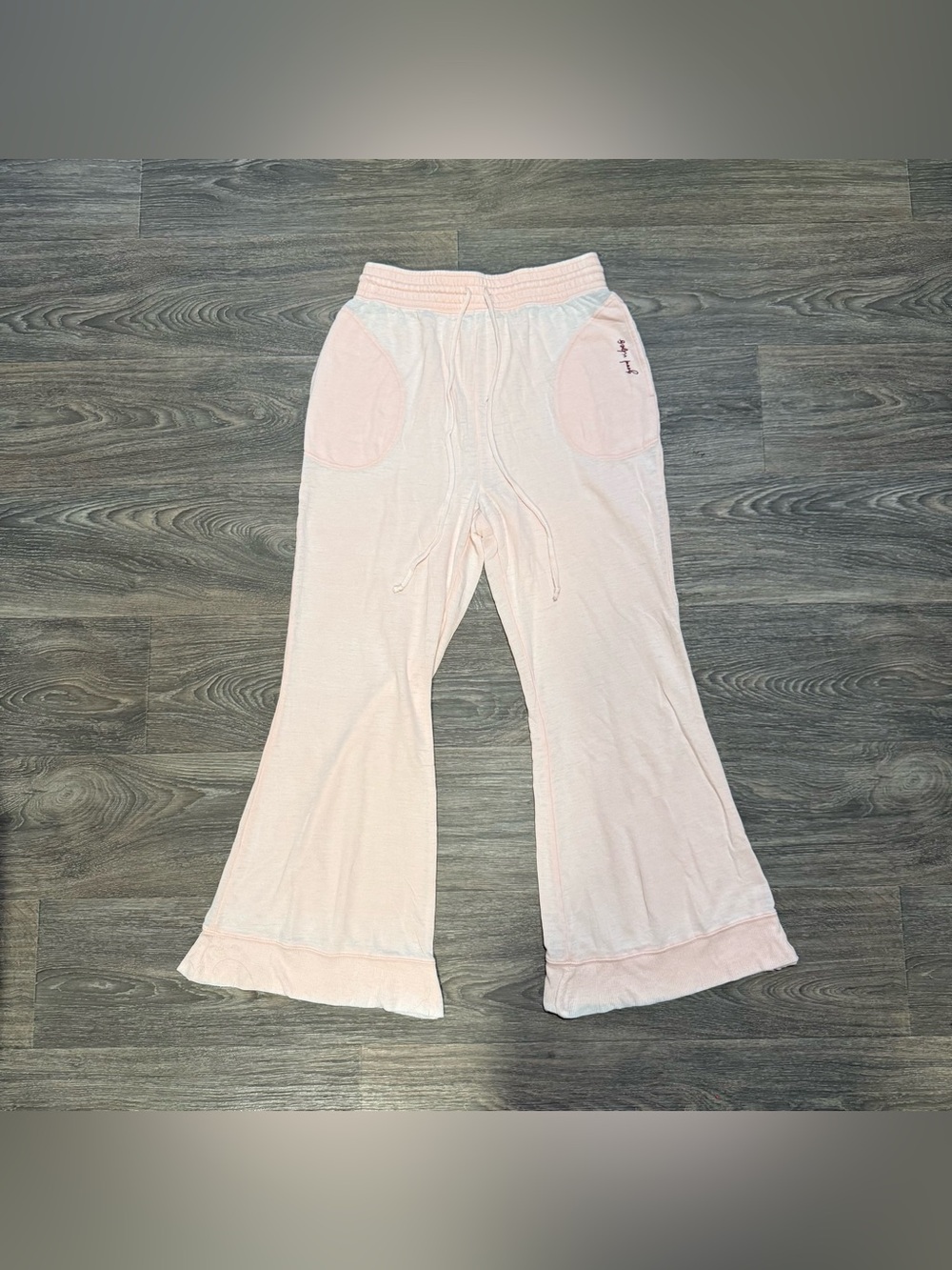 free people intimately free light pink airy cozy girl good vibes lounge pants